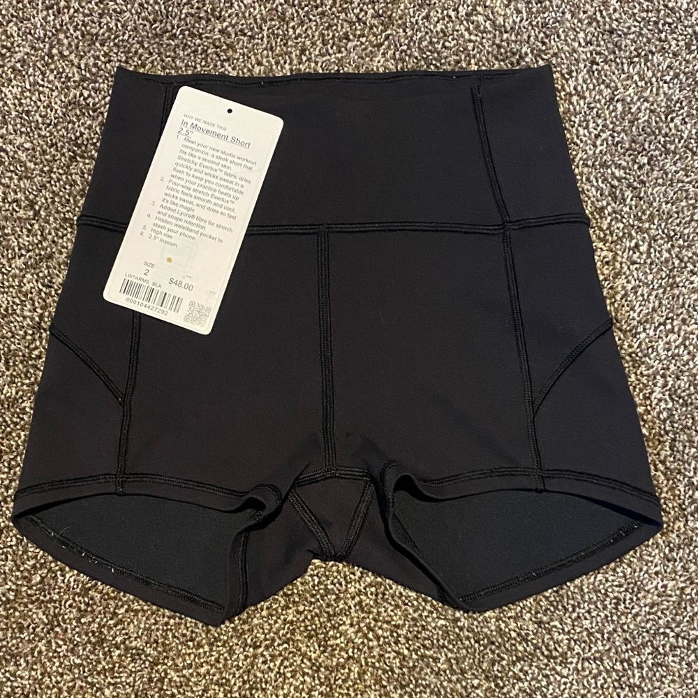 Lululemon In Movement Spandex 2.5